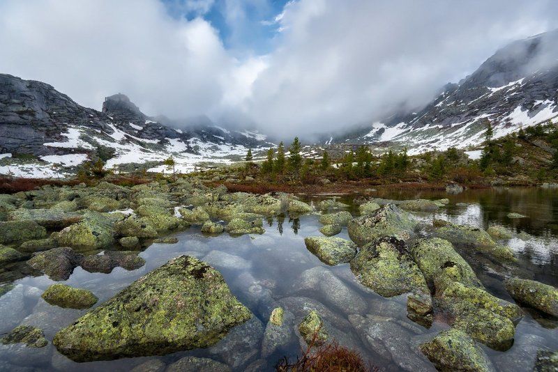 Ергаки, Потаенное озеро Озеро Потаенное. фото превью