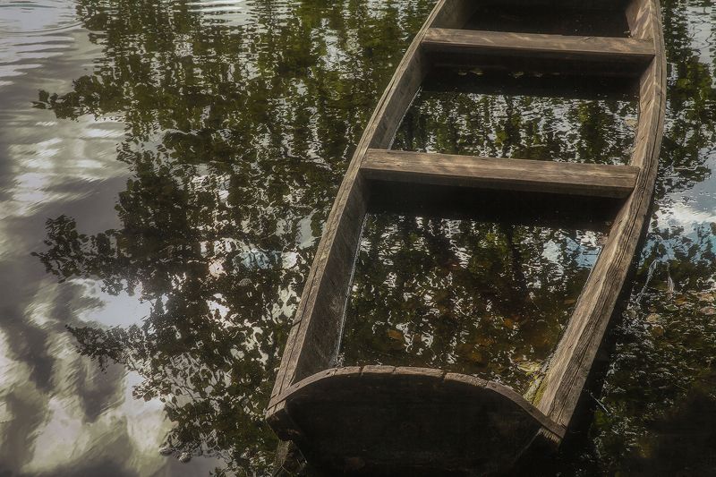 россия, природа россии, природа, вода, река, дон, воронеж Лодка на Дону фото превью