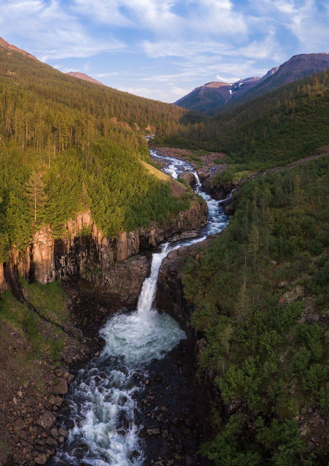 плато путорана, север, лето, сибирь, россия, красноярский край, река, водопад, горы, природа, пейзаж, панорама, putorana plateau, north, summer, siberia, russia, krasnoyarsk region, river, waterfall, mountains, nature, landscape, panorama, dji, Алексей Королёв