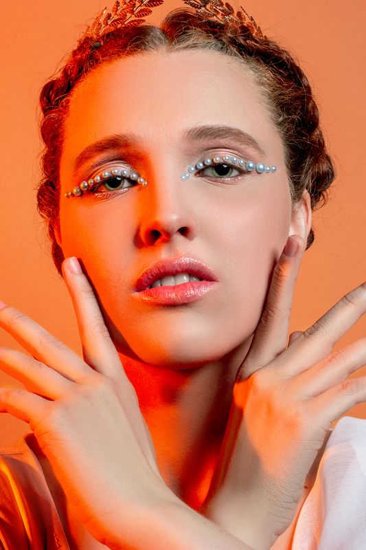 Portrait, female portrait, greece goddess Гера фото превью