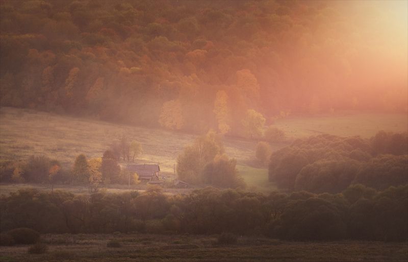 На отшибе...два времени года... фото превью