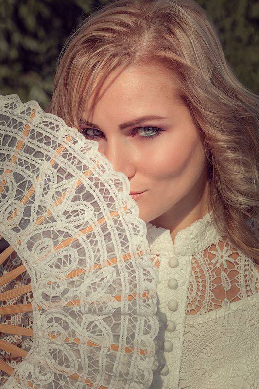 #женскийпортрет #постановочнаяфотография #девушкасвеером #прогулка  КРУЖЕВА фото превью