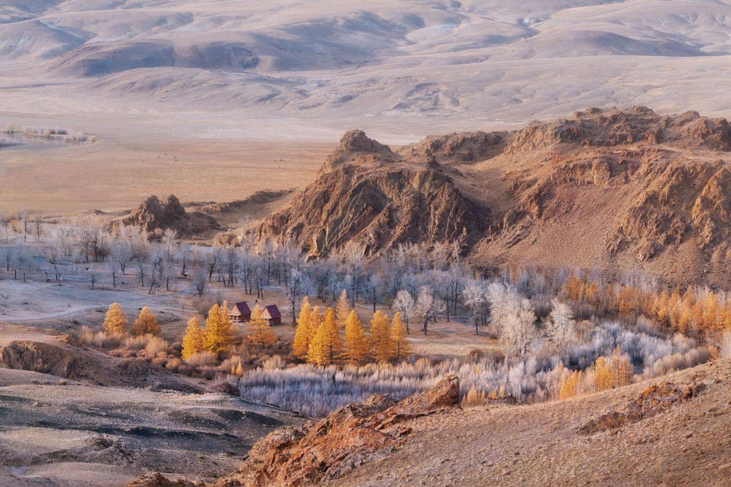 алтай, горы, осень, Дмитрий Медянцев