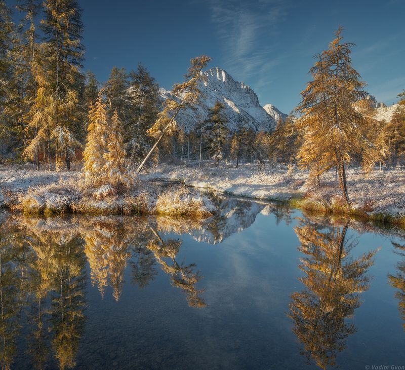 озероджекалондона, озероневидимка, магадан, колыма Снежная сказка на Невидимке фото превью