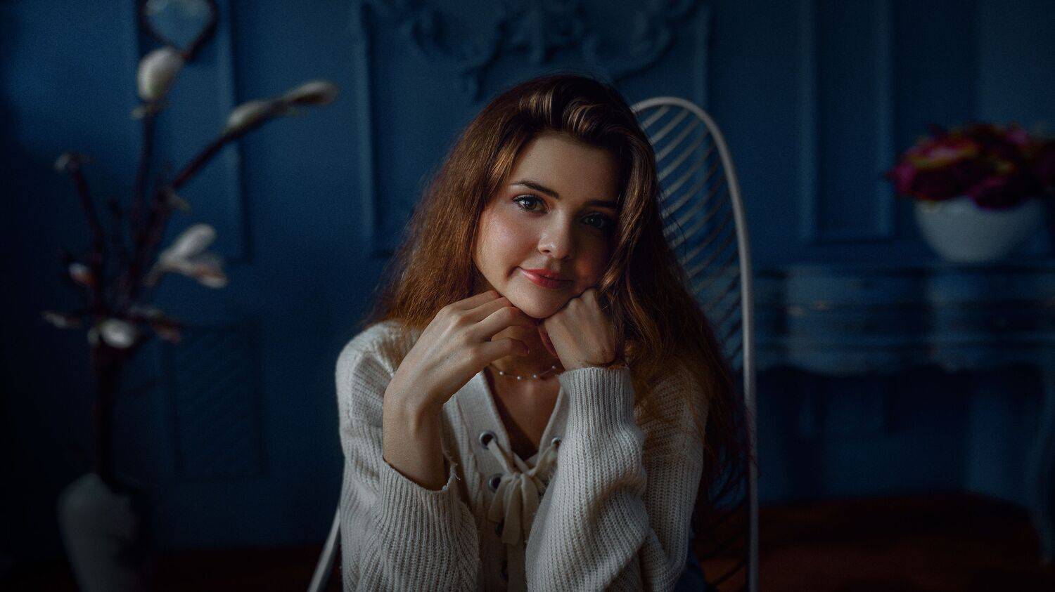 Портрет, студия, натуральный свет, portrait, indoor, natural light, art, Алексей Яковлев