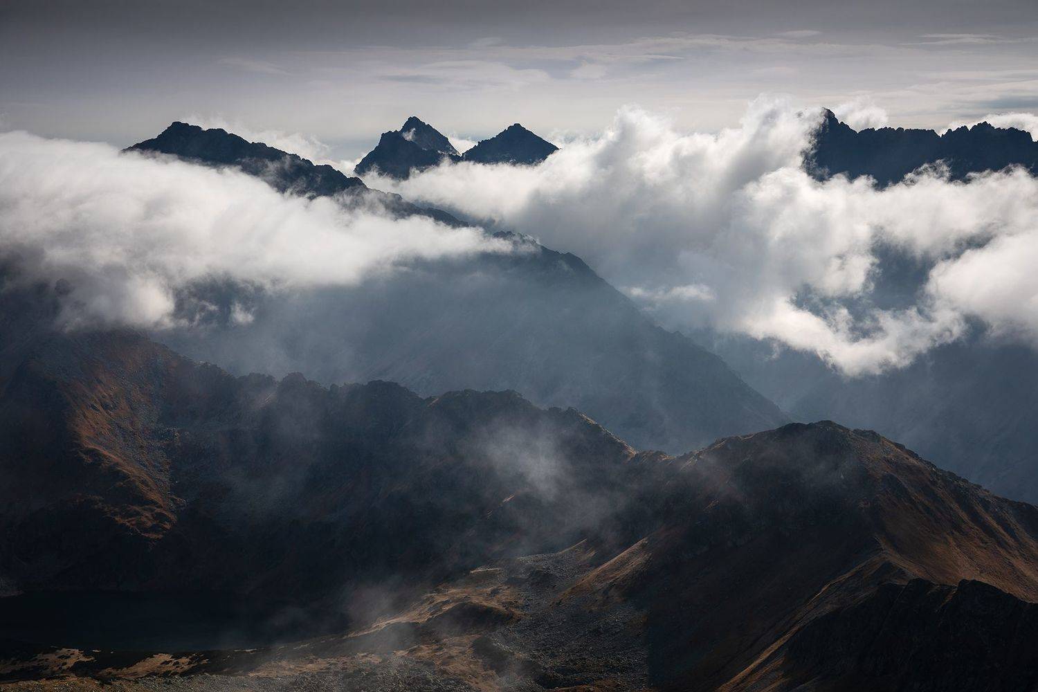 mountains, autumn, poland, slovakia, Michał Kasperczyk