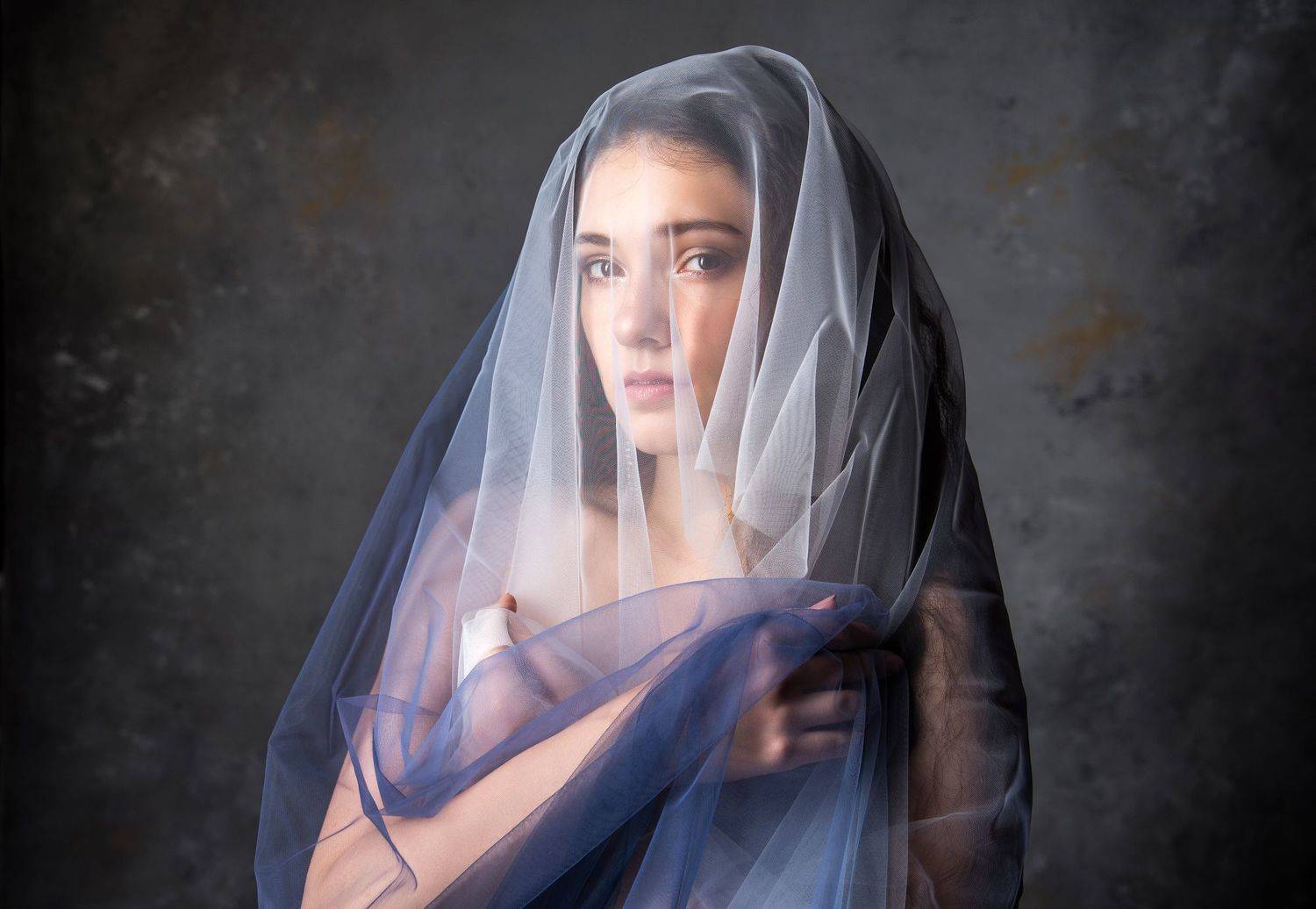 девушка, портрет, FINE ART PORTRAIT, девушка в вуали, Мурр Маори