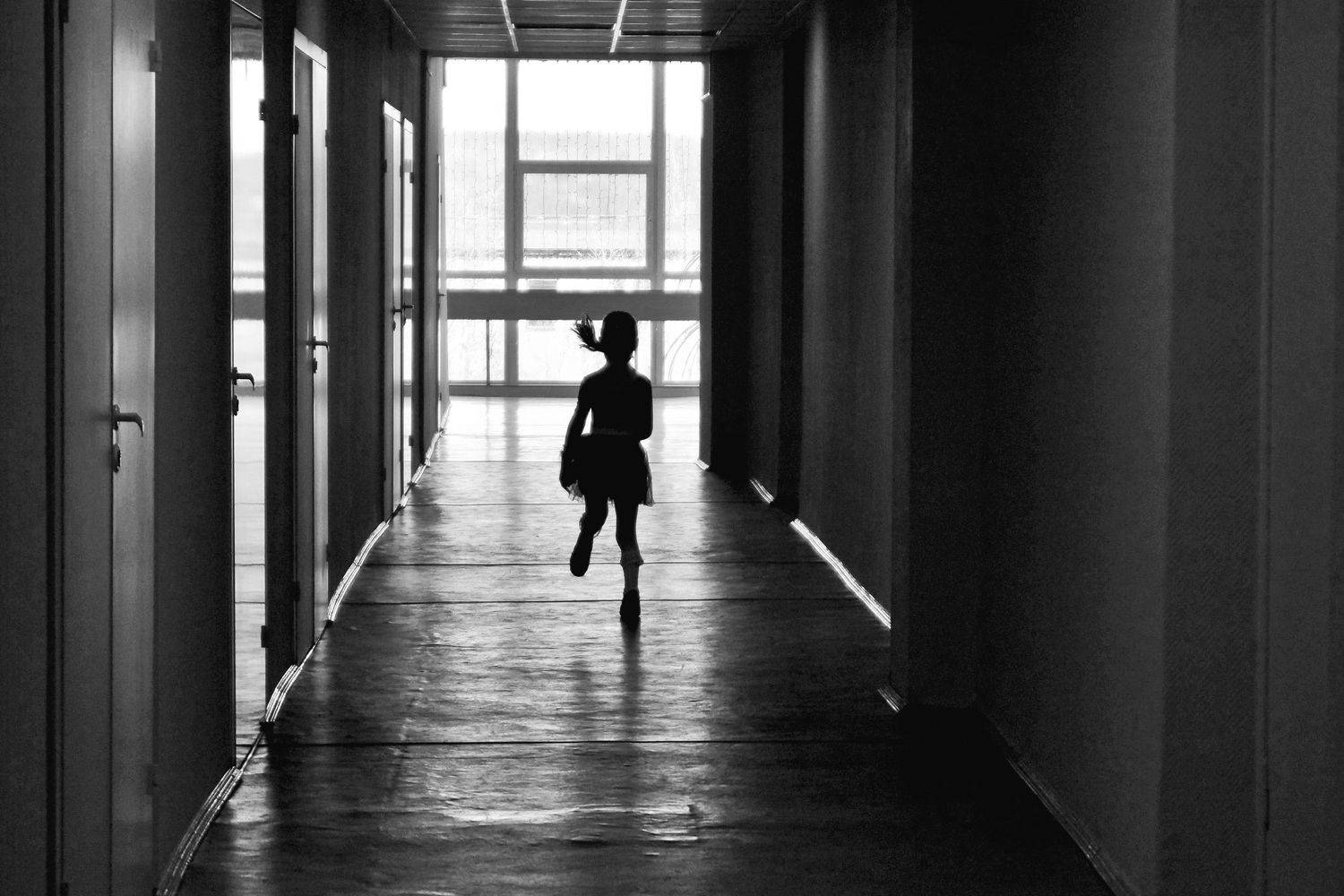 девочка, силуэт, апатиты, Николай Смоляк