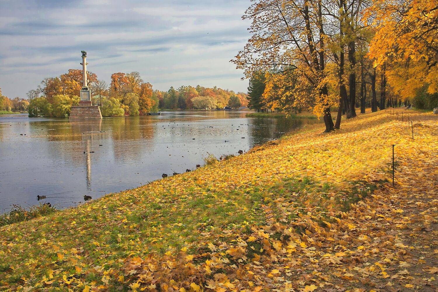 санкт-петербург,царское село,осень, alexOmRam