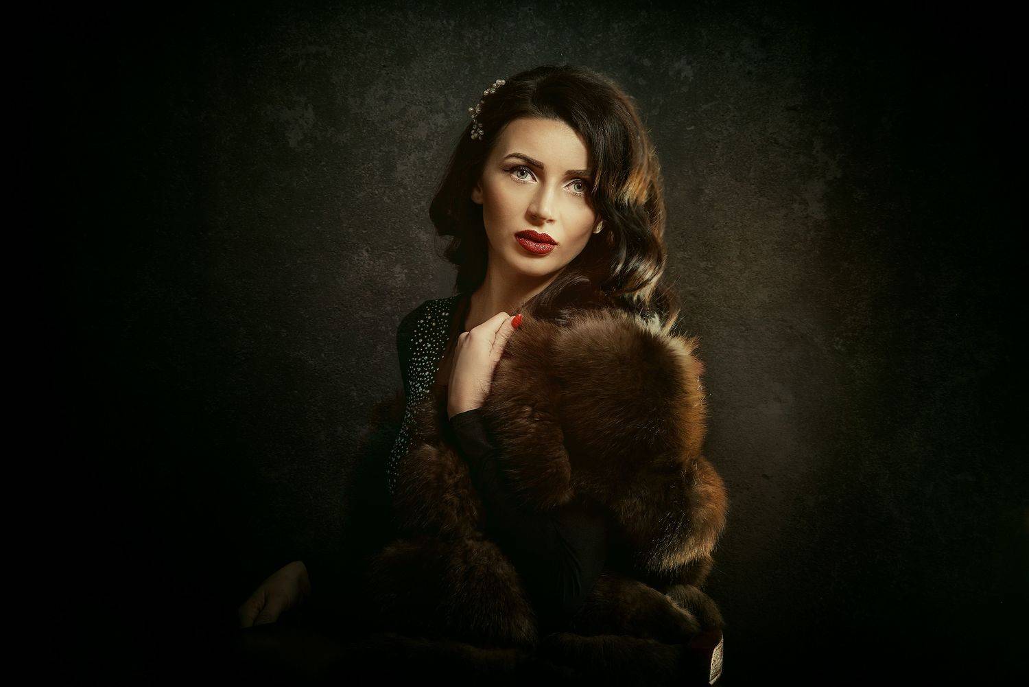 женский портрет, студийное  фото,, Тарас Третяк