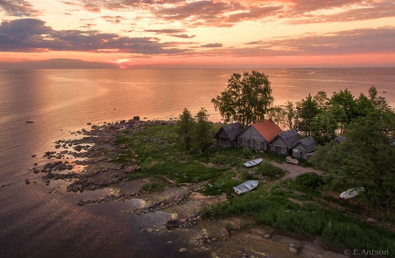 Идиллия рыбацкой деревни фото превью