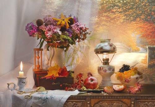 Осенний блюз поет моя душа…