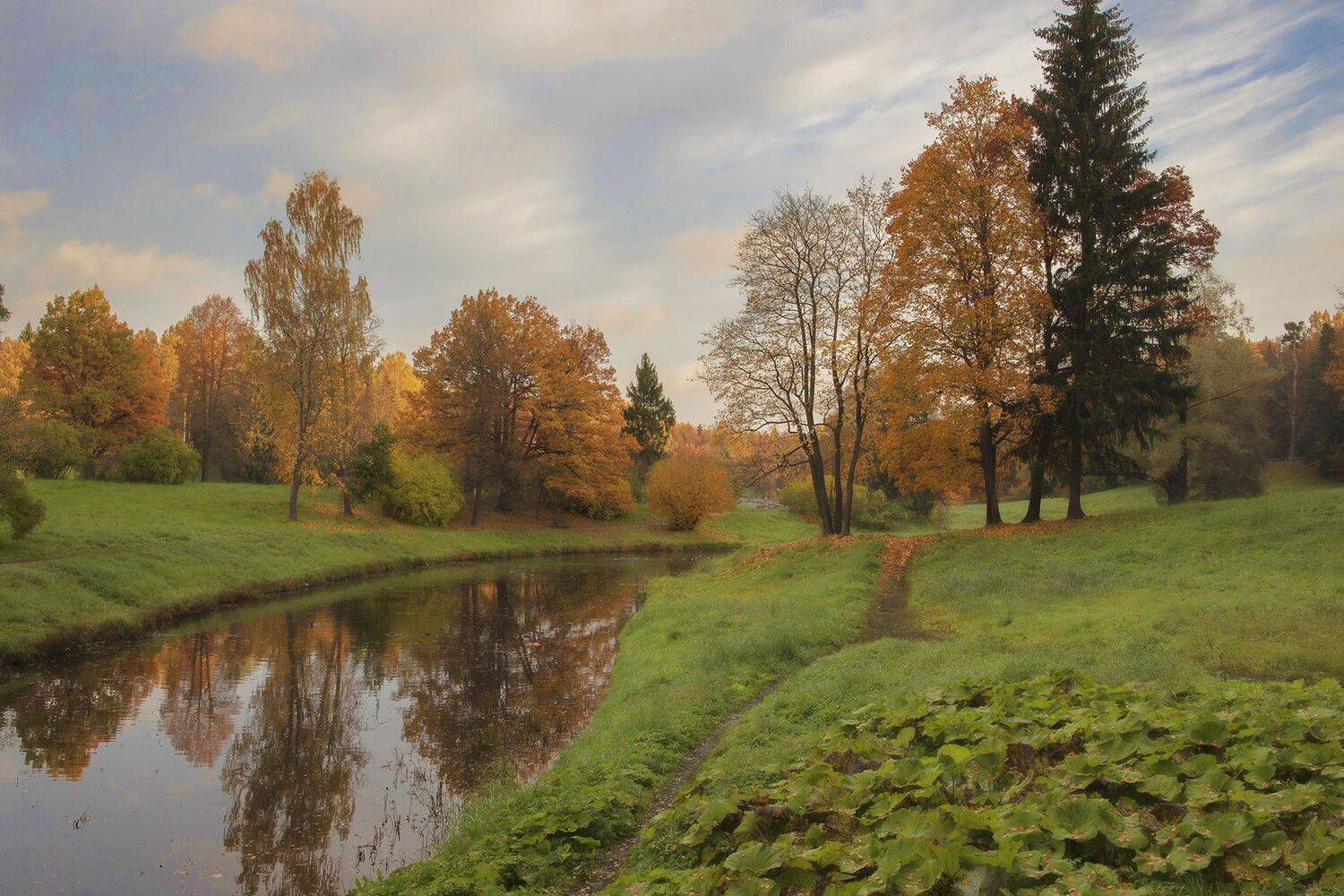 санкт-петербург,павловск,осень, alexOmRam