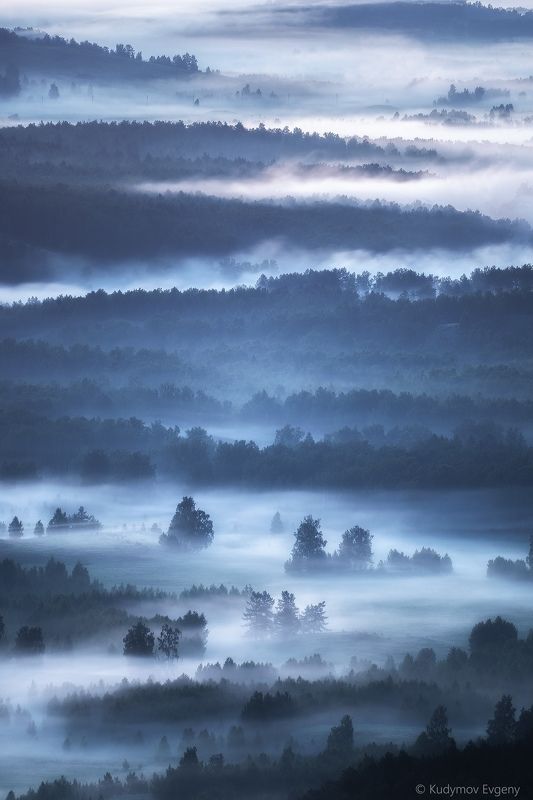 башкирия нурали Туманное утро Башкирии фото превью
