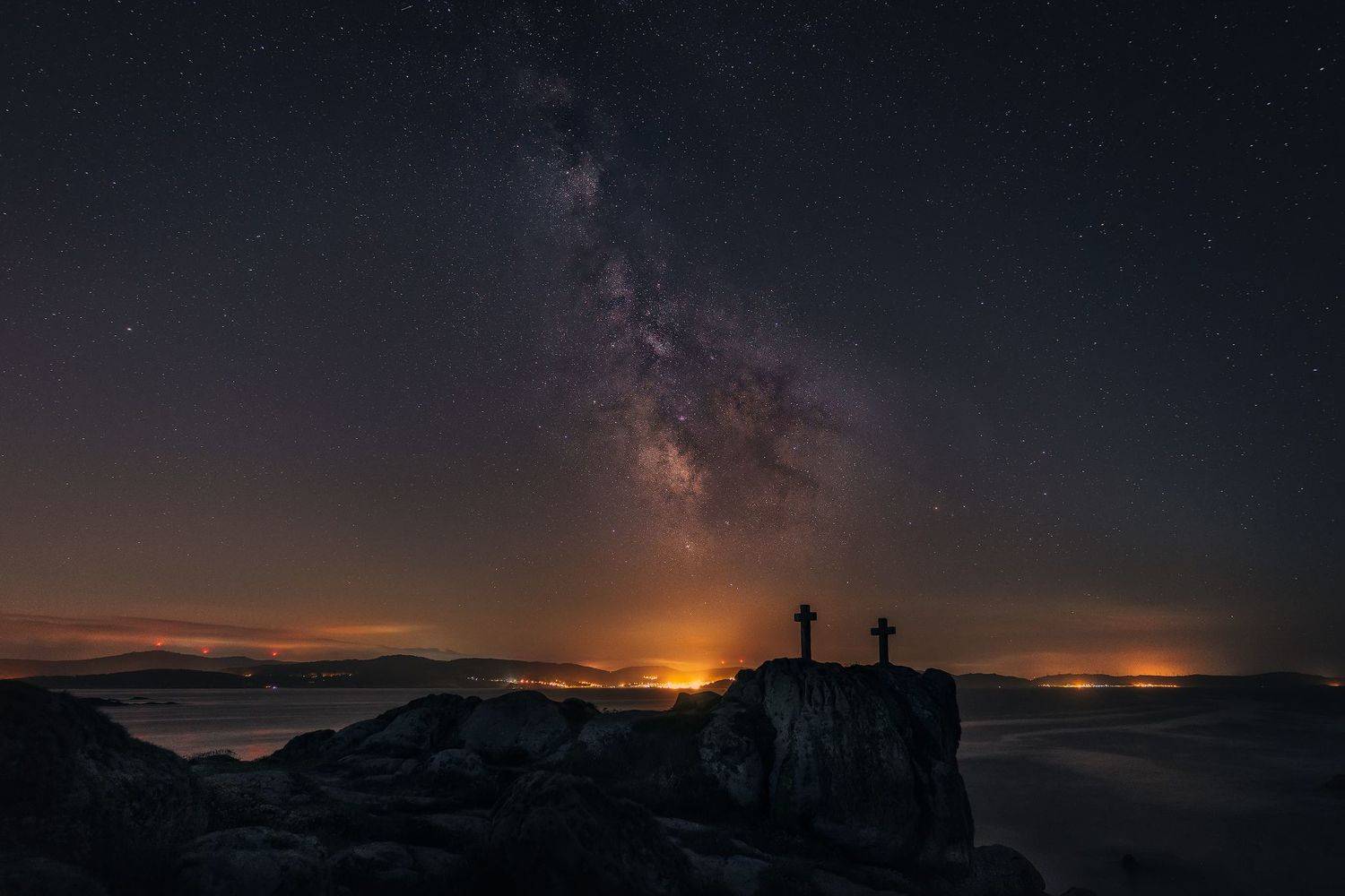 #milkyway #night #cross #cosmos #stars #sea, SORAYA SAMPEDRO