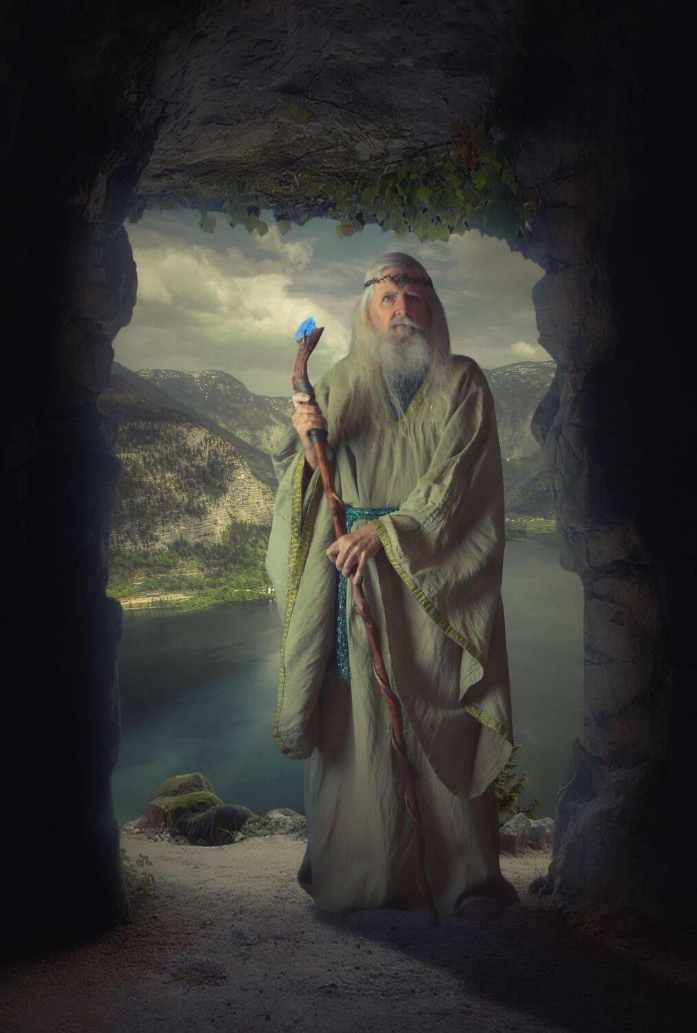 пещера, старик, Sergii Vidov