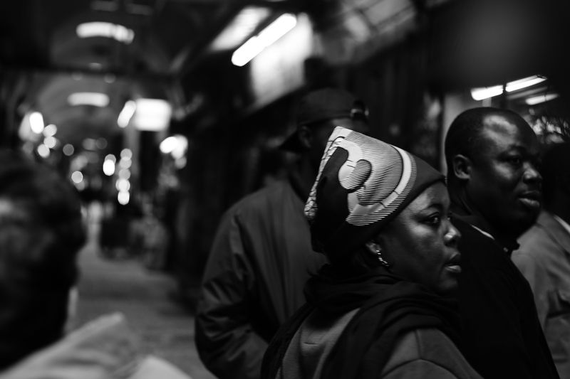 женщина, мужчин, чб, портрет *** фото превью