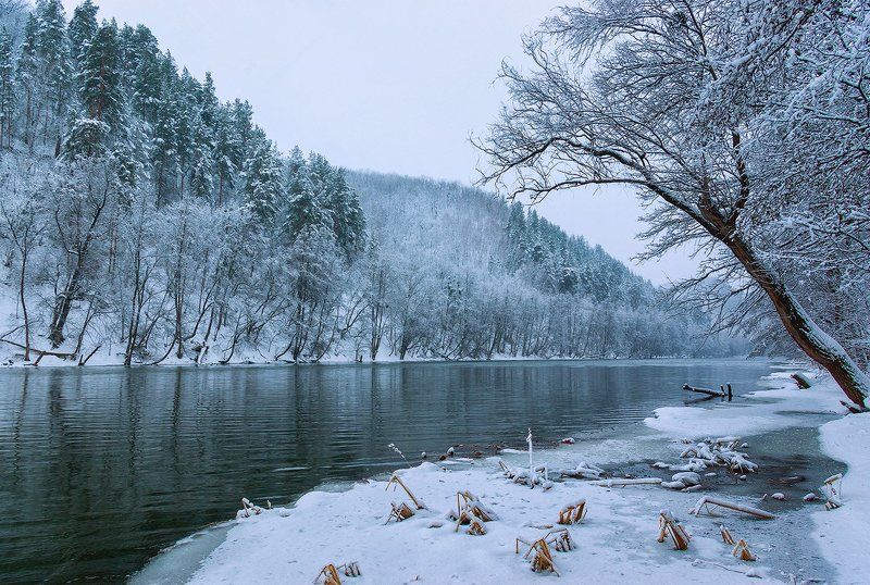Зима на Северском Донце фото превью
