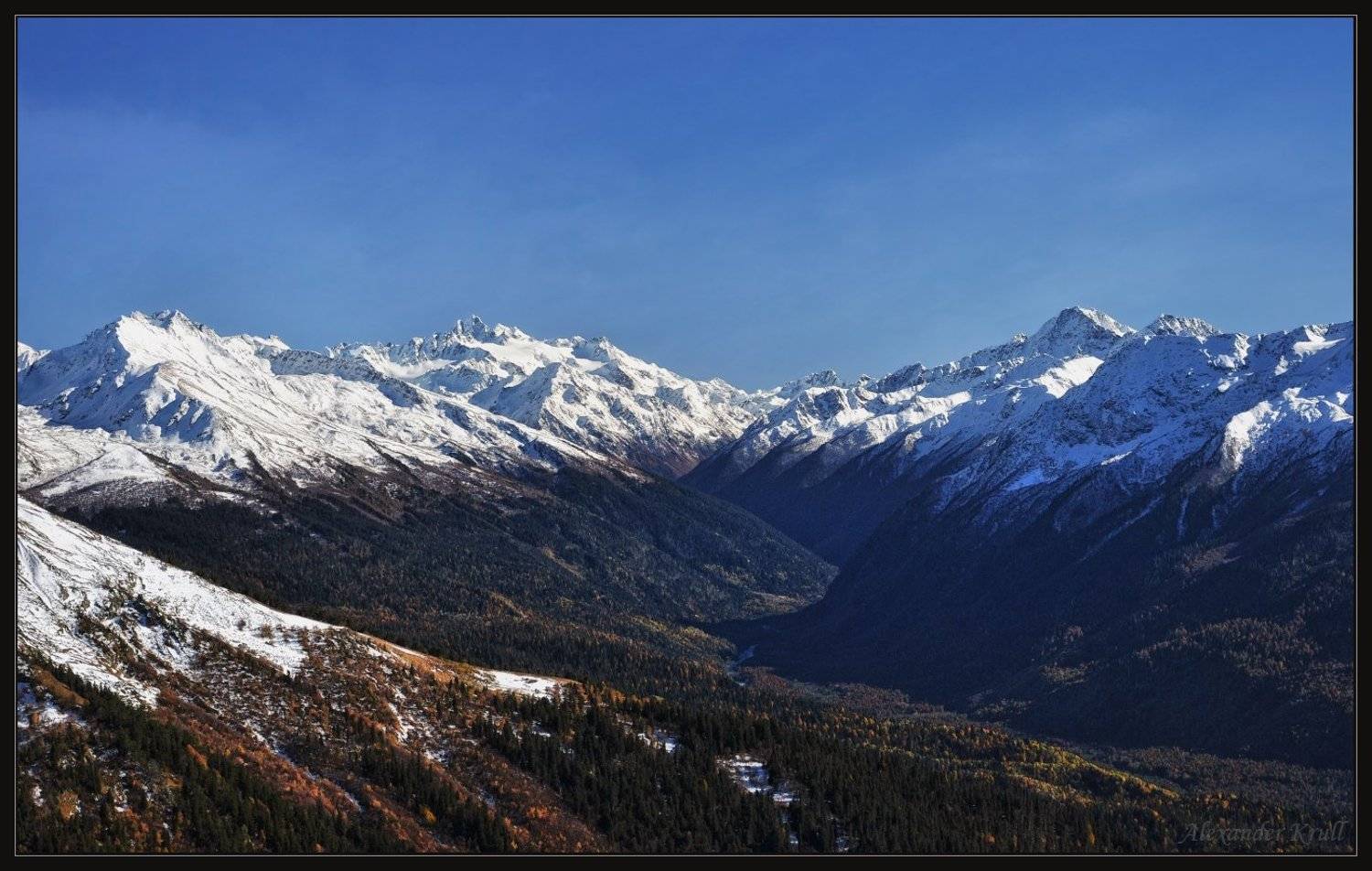 кавказ, кчр, горы, осень, Александр Круль