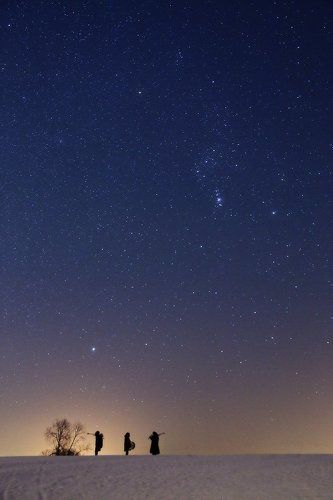 Трое и Орион