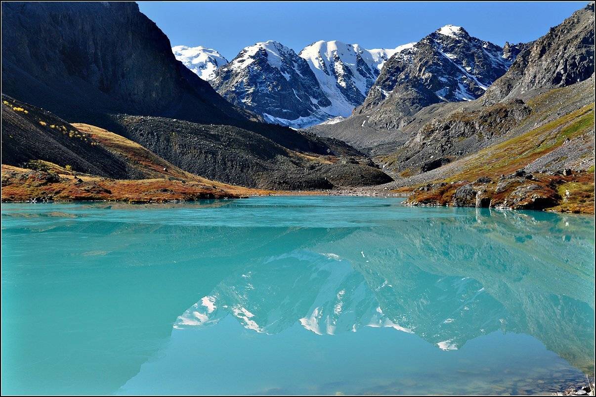 алтай, с.ч.хр., осень, одно из каракабакских озёр, АНАТОЛИЙ ДОВЫДЕНКО