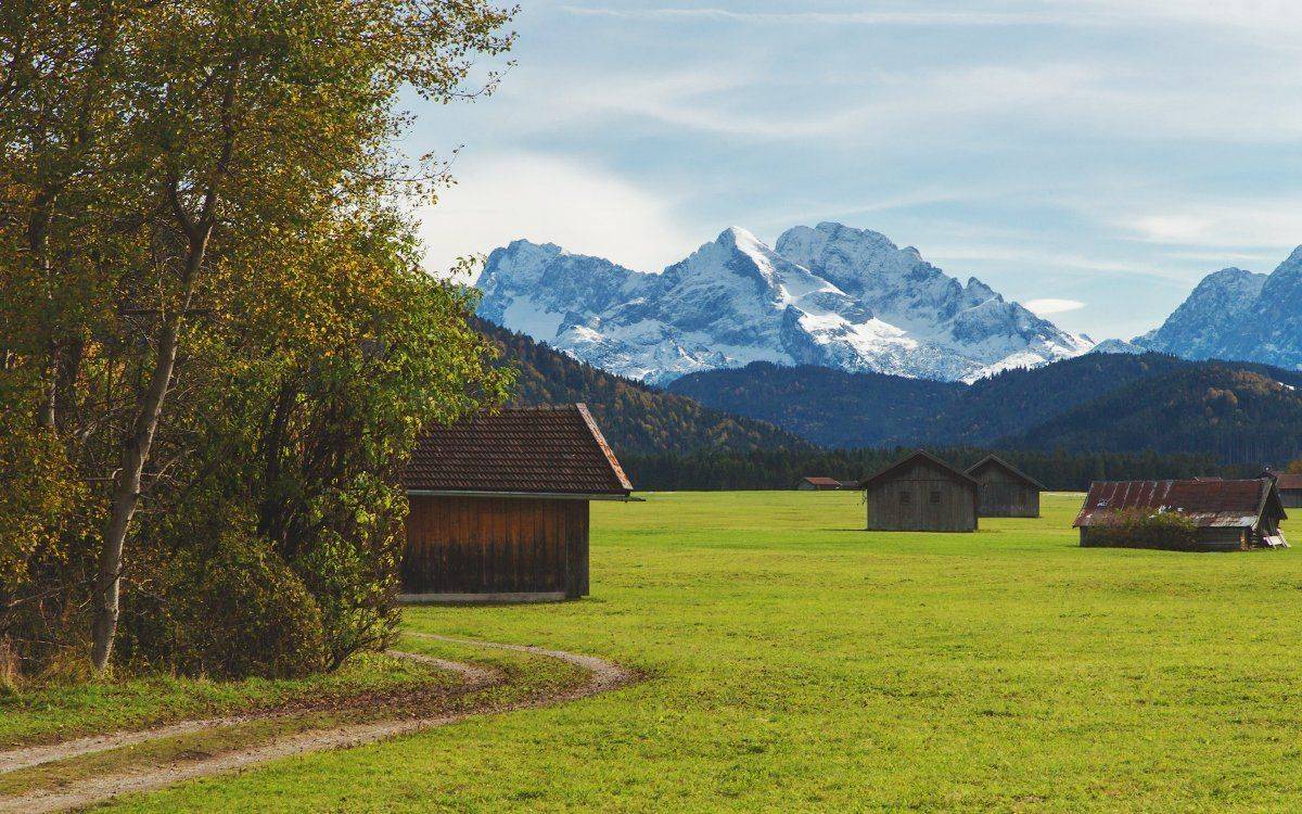 Вершины, Горы, Домик, Дорога, Пейзаж, Природа, Путь, Александр Удовиченко