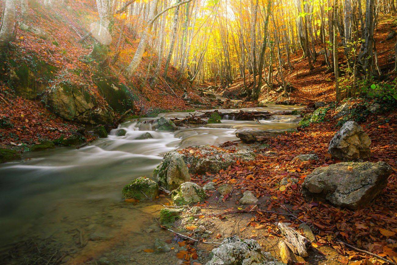 Крым, Осень, Речка, Asconty