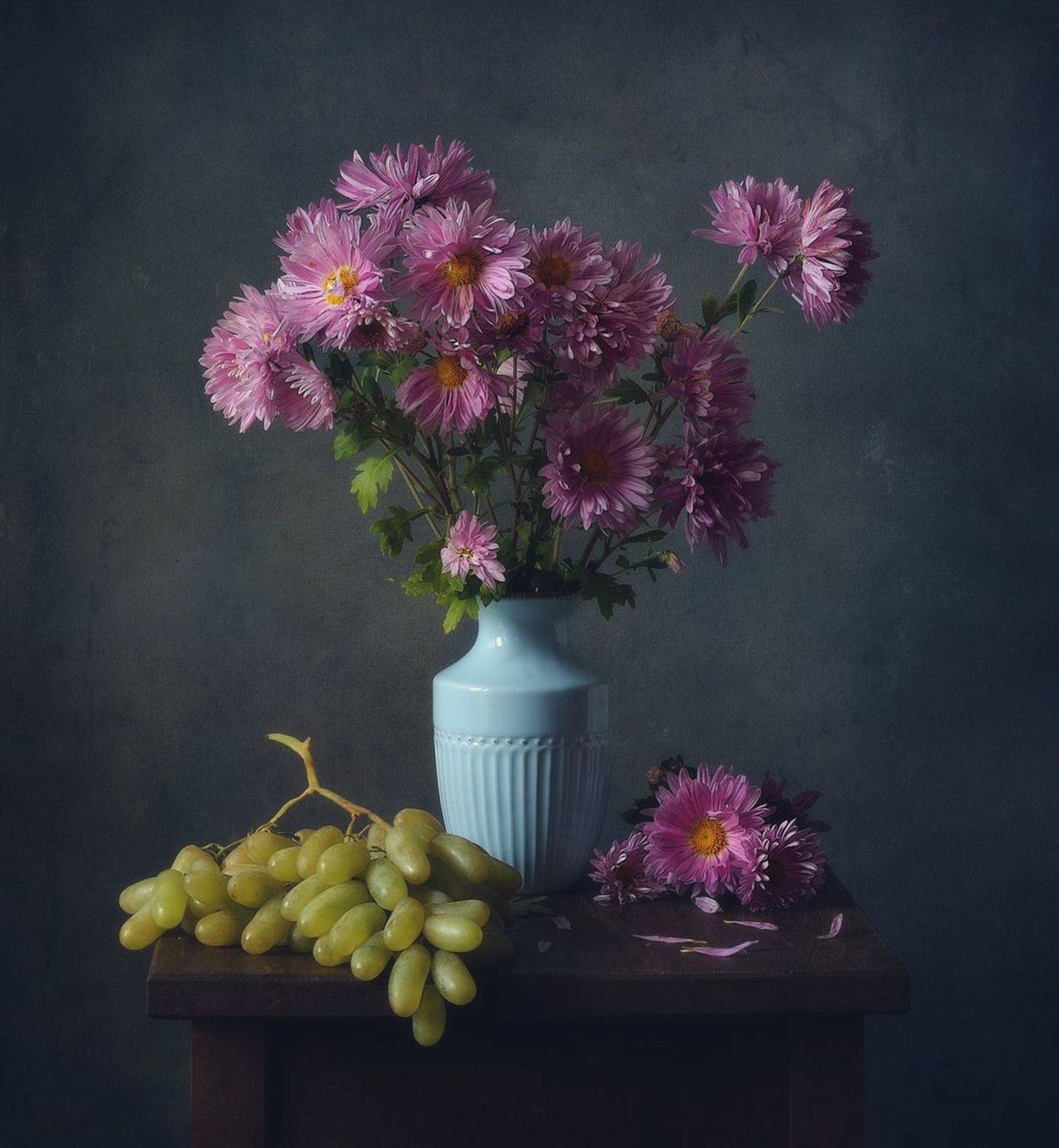 натюрморт,композиция,осень,хризантемы, Наталия К