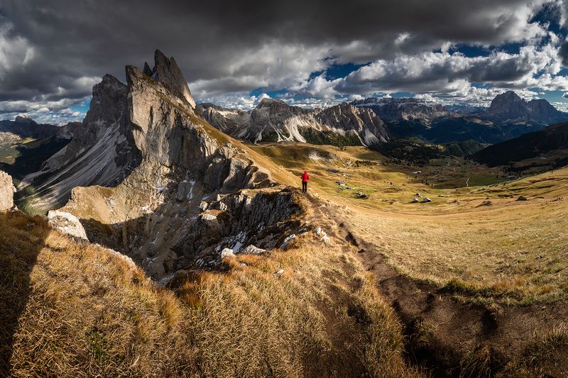 mountains, autumn, dolomites, italy In the Mountains фото превью