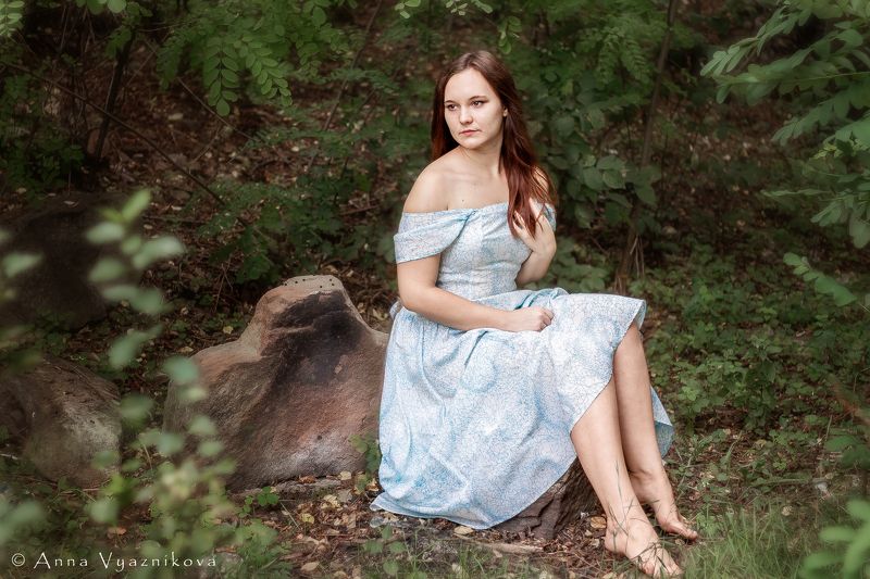 фотограф Лисичанск, фотосессия на природе, летняя фотосессия, портрет на природе, Анна Вязникова, Лисичанск, Ксения фото превью