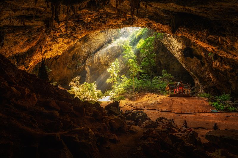 пещера, путешествие, пейзаж, таиланд, азия, landscape, thailand, asia, mountains, cave, travel, geology Сказочная пещера Phraya Nakhon фото превью