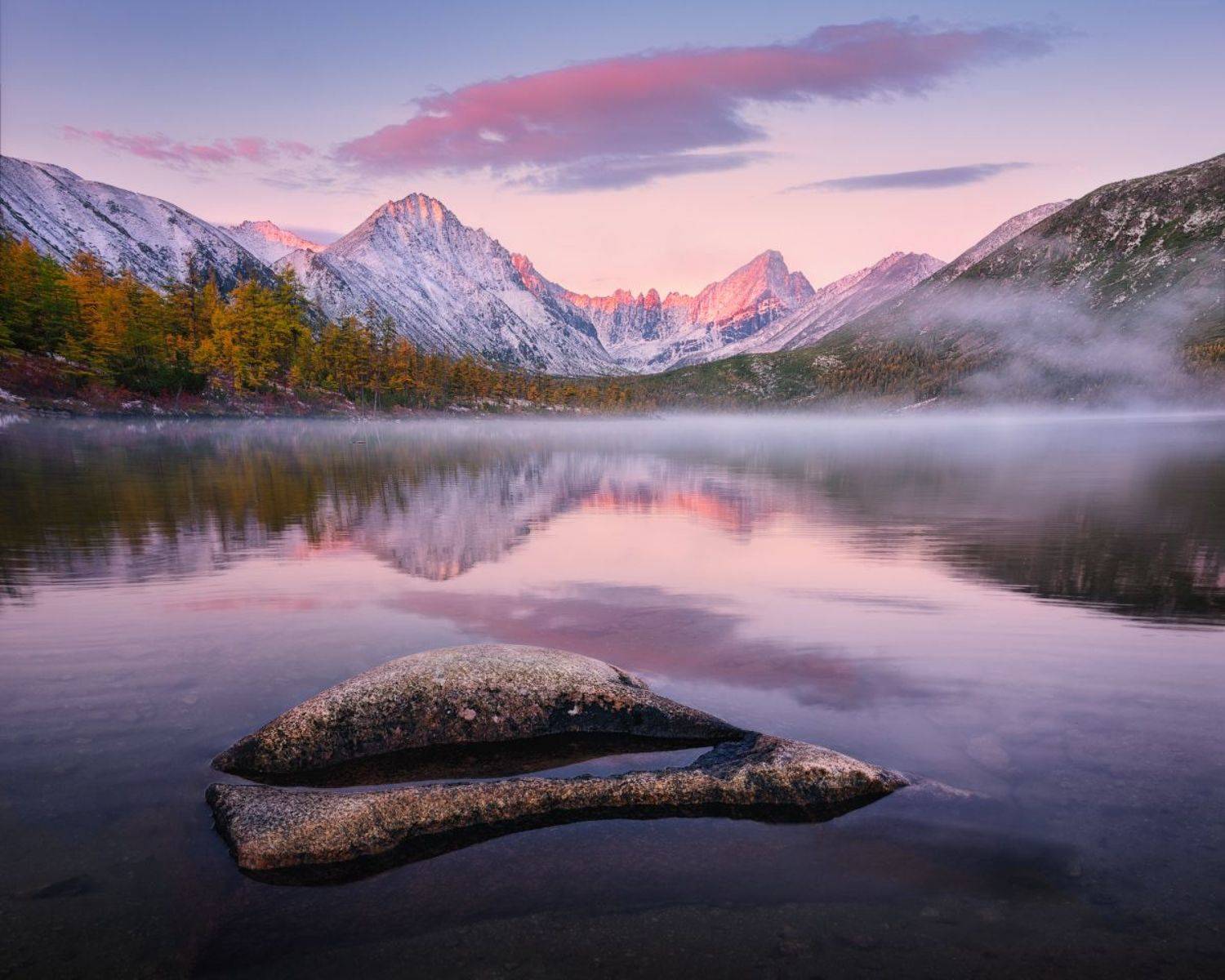 осень, колыма, озеро джека лондона, невидимка, Дмитрий Медянцев