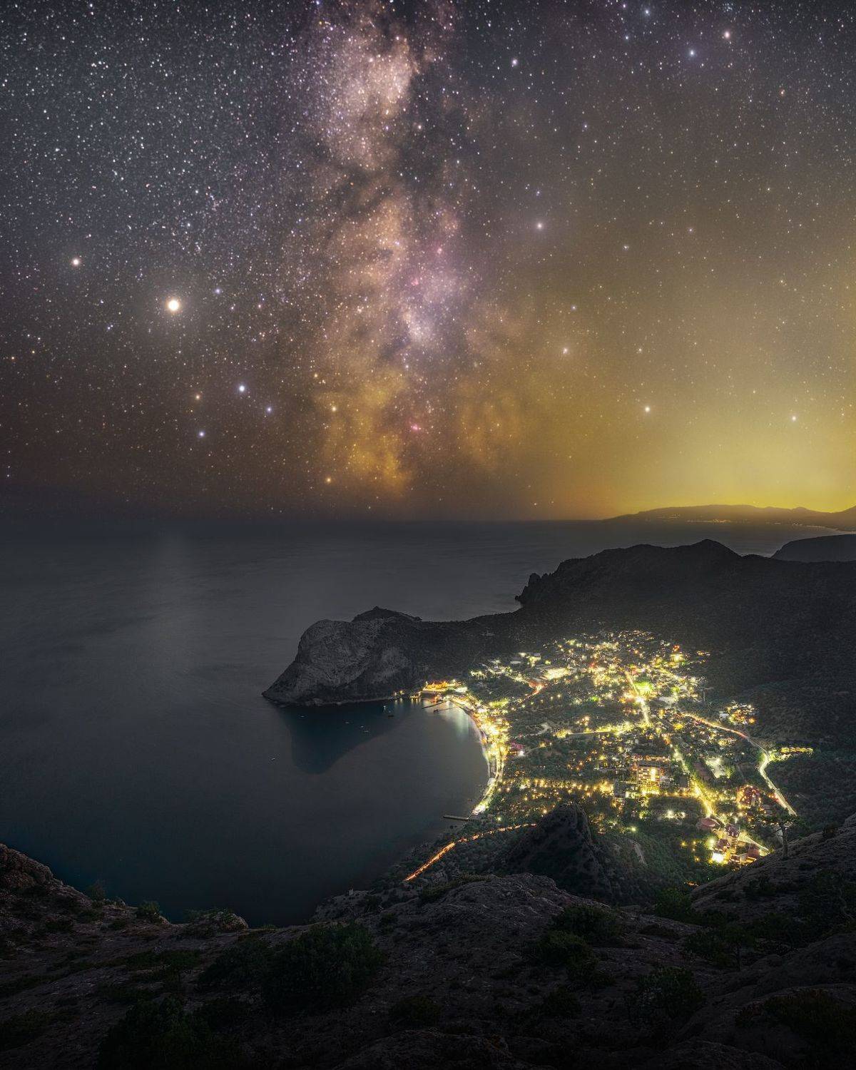 звезды, крым, юбк, новый свет, осень, астро, ночь, milky way, млечный путь, капчик, сокол, черное море, Глеб Желтов