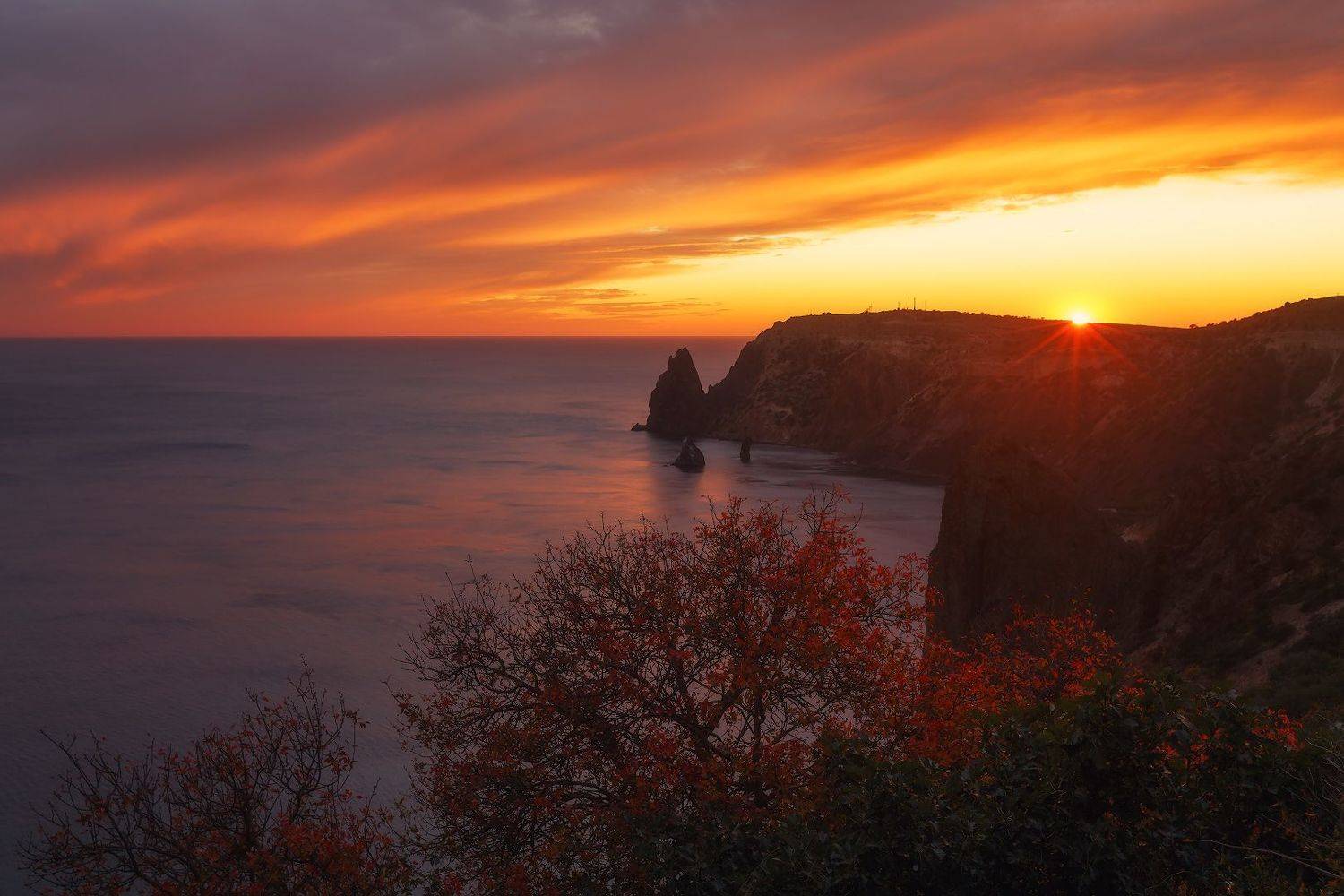 севастополь, море, пляж, осень, фиолент., Владимир Дубинин