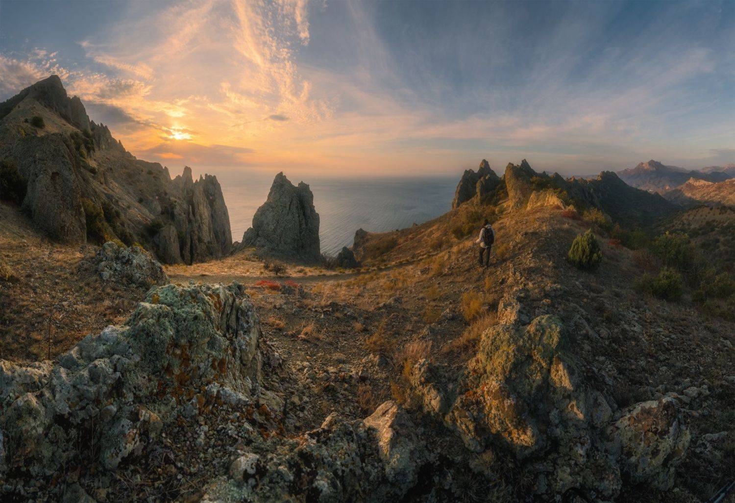 крым, кара-даг, вулкан, коктебель, рассвет,, Николай Мысливцев