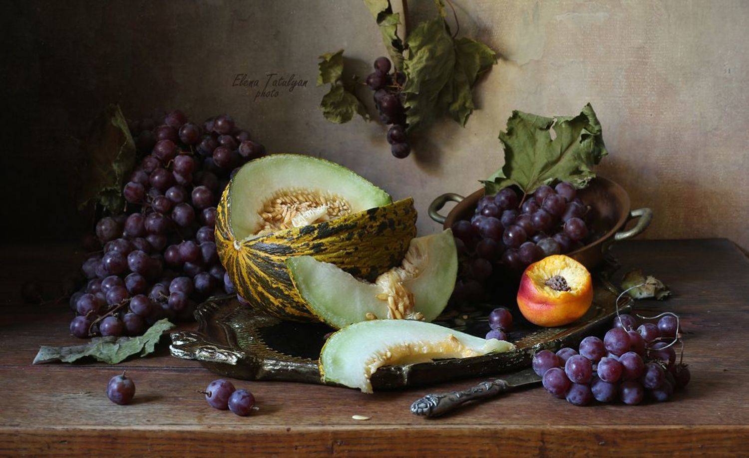 дыня, виноград, Елена Татульян
