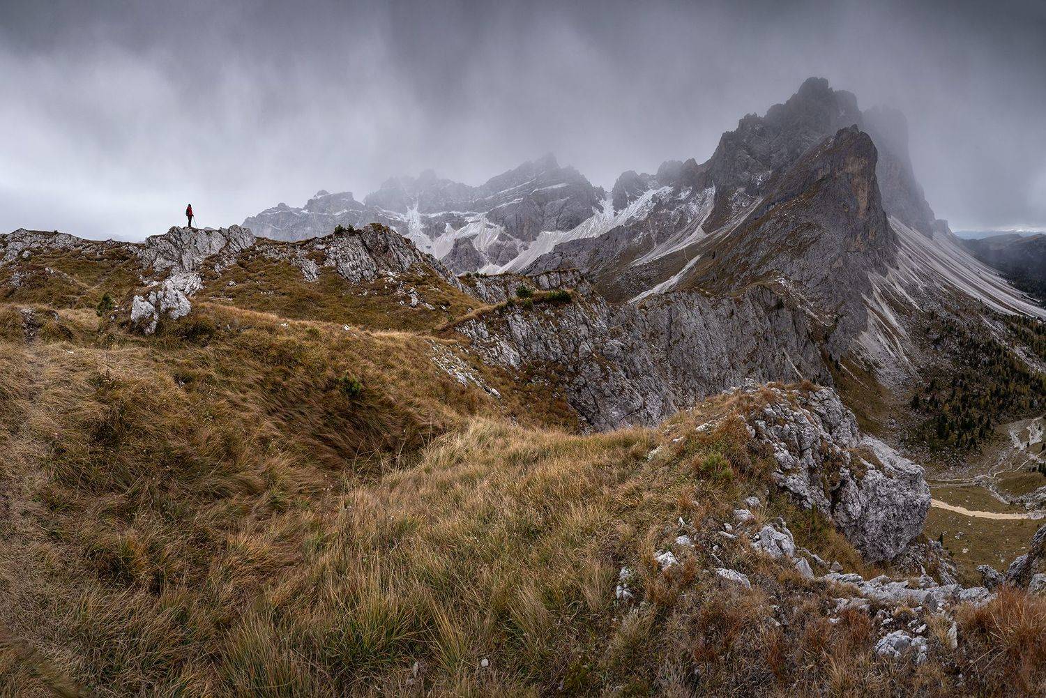 mountains, autumn, dolomites, italy, Michał Kasperczyk