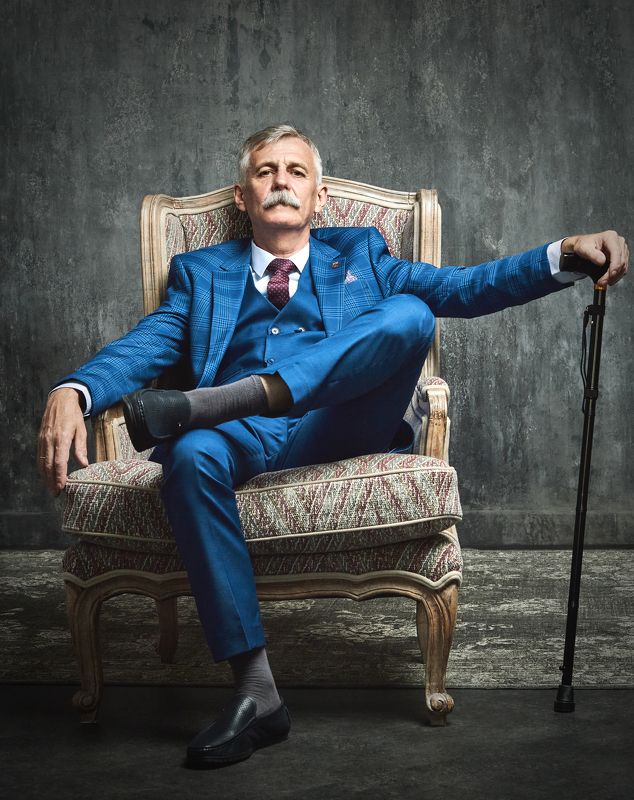 портрет, мужской портрет, классический портрет Мужской классический портрет фото превью