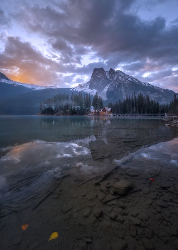 canada, rockies, yoho, emerald ЛИСТЬЯ-КОРАБЛИ фото превью