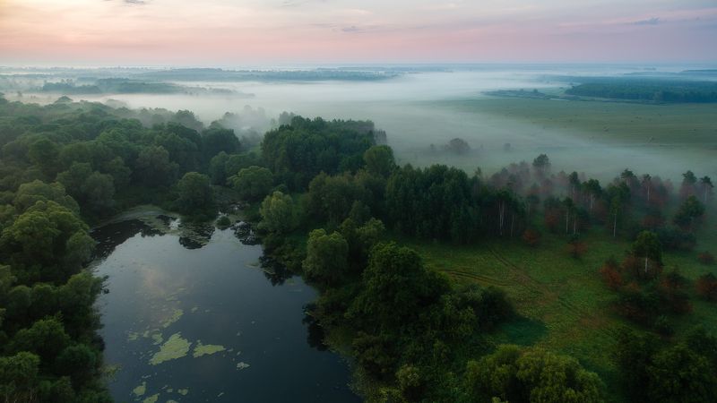 пейзаж В краю туманов фото превью