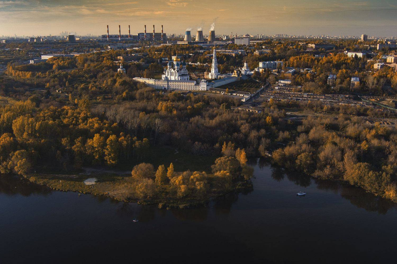 осень,закат,природа,монастырь, Павел Ныриков