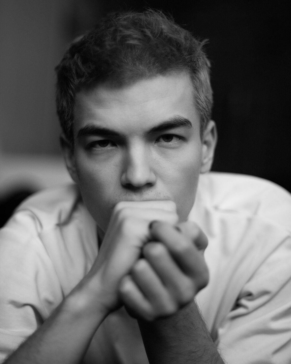 портрет, портретная фотография, мужской портрет, студийный свет, фотосессия, черно-белое, черно-белая фотография, чб, модель, модельные тесты, Матвей Кармаков