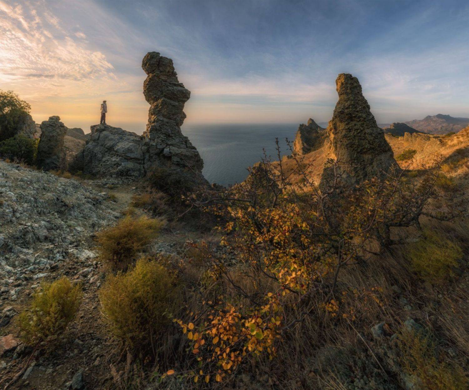 крым, кара-даг, мертвый город, коктебель, осень, Николай Мысливцев