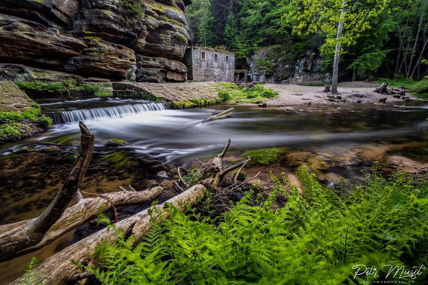 river, old mill, landscape, long, czech, Petr Musil