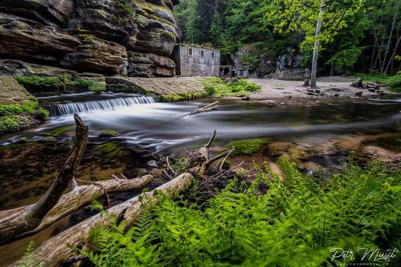 river, old mill, landscape, long, czech ***** фото превью