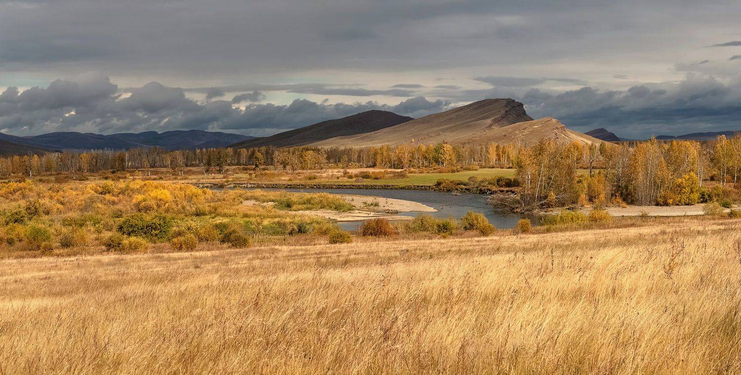 хакасия, сундуки, долина онло., осень., Марина Фомина
