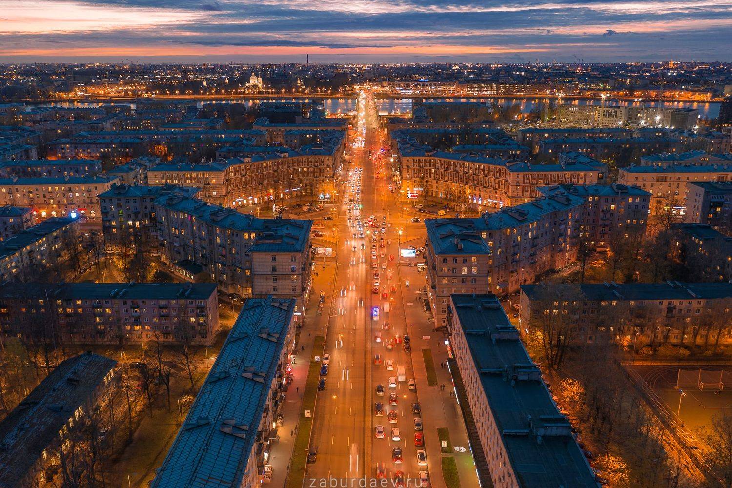 россия, вечер, закат, осень, петербург, Станислав Забурдаев