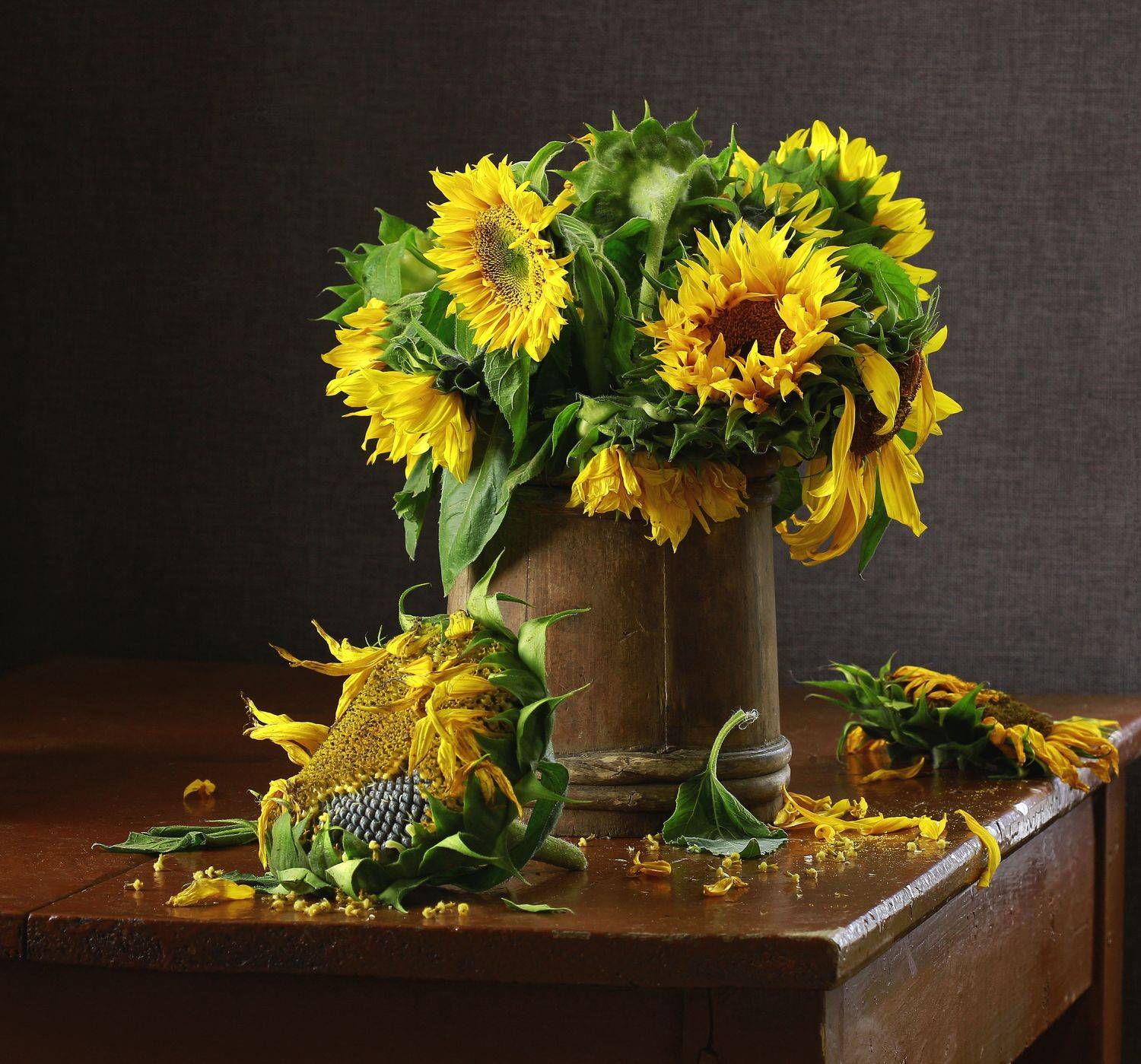 натюрморт, фотонатюрморт, осень, подсолнухи, наталья казанцева, Наталья Казанцева