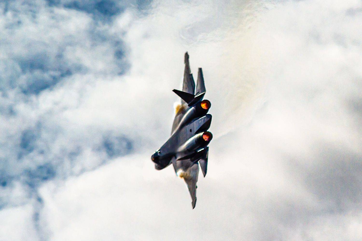 самолет, облака, истребитель, СУ, МИГ, скорость, истребители, вооружение, россия, ВВС, самолеты, гром, Сергей Лашнев