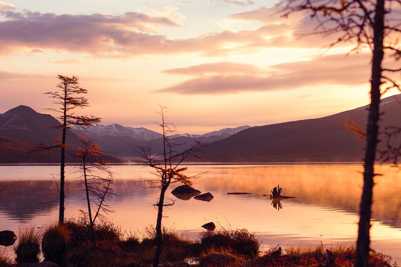 Колыма, озеро Джека Лондона Восход на Джеке фото превью
